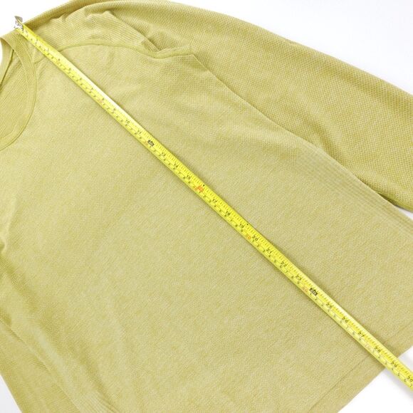 NEW Lululemon Metal Vent Tech Long Sleeve Shirt 2.0 Auric Gold Dew Green Large - Picture 5 of 8